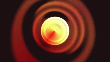 A red and yellow object in the dark video