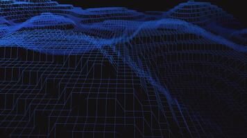A blue background with a grid of lines video