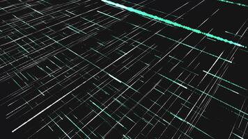 Abstract background with green lines and lines video