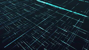 A dark background with blue lines video