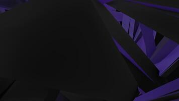 uma Preto e roxa abstrato fundo com uma Preto e roxa triângulo video