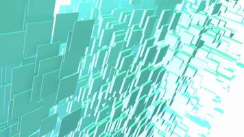 A 3d image of a wall of squares video