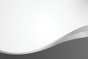 white background with grayscale shape vector