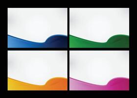 Background shape with different color vector