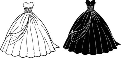 showcasing its elegant and flowing design vector