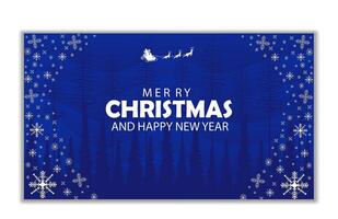 silhouette of tree in winter in the night with mountain view and snow in collection for christmas editable templaten greeting card stories template, landscape christmas background vector