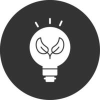 Energy Saving Glyph Multi Circle Icon vector