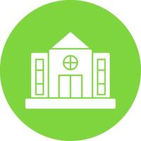 School Glyph Multi Circle Icon vector
