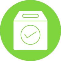 Checkbox Glyph Multi Circle Icon vector