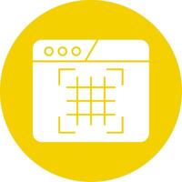 Grid Glyph Multi Circle Icon vector
