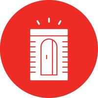 Pencil Sharpener Glyph Multi Circle Icon vector