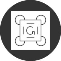 Gestalt Principles Glyph Multi Circle Icon vector