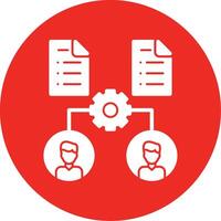 Onboarding Glyph Multi Circle Icon vector