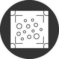Heat Maps Glyph Multi Circle Icon vector