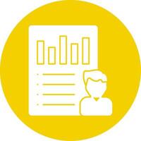 User Scenarios Glyph Multi Circle Icon vector