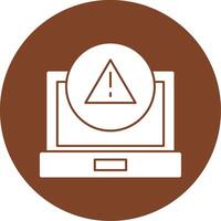 Error Glyph Multi Circle Icon vector