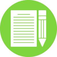 Contract Glyph Multi Circle Icon vector