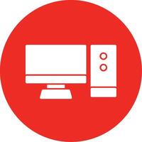 Computer Glyph Multi Circle Icon vector