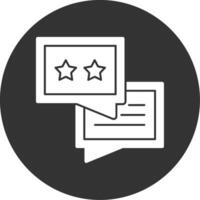 Feedback Glyph Multi Circle Icon vector