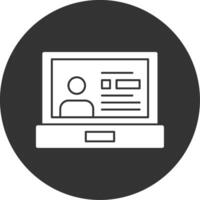 Profile Glyph Multi Circle Icon vector