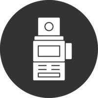 Camera Meter Glyph Multi Circle Icon vector