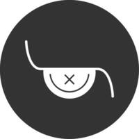 Eye Patch Glyph Multi Circle Icon vector