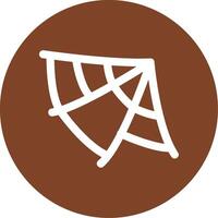 Spider Web Glyph Multi Circle Icon vector
