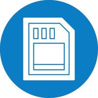 Camera Drive Glyph Multi Circle Icon vector