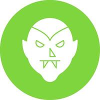 Dracula Glyph Multi Circle Icon vector
