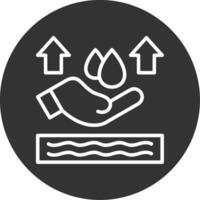 Save Water Line Multi Circle Icon vector