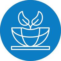 Sustainability Line Multi Circle Icon vector