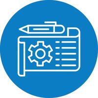 Prototype Line Multi Circle Icon vector