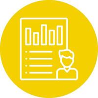 User Scenarios Line Multi Circle Icon vector
