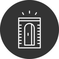 Pencil Sharpener Line Multi Circle Icon vector
