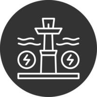 Wave Power Line Multi Circle Icon vector