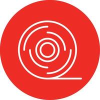 Adhesive Tape Line Multi Circle Icon vector