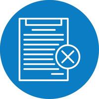 Disagree Line Multi Circle Icon vector