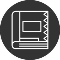 Spell Book Line Multi Circle Icon vector