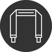 Camera Strap Line Multi Circle Icon vector
