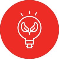 Energy Saving Line Multi Circle Icon vector
