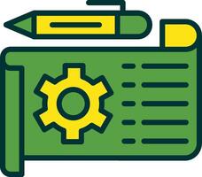 Prototype Filled Two Color Icon vector
