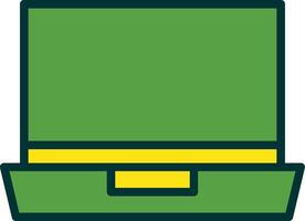 Laptop Filled Two Color Icon vector