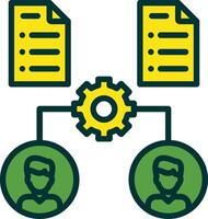 Onboarding Filled Two Color Icon vector
