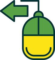 Mouse Filled Two Color Icon vector