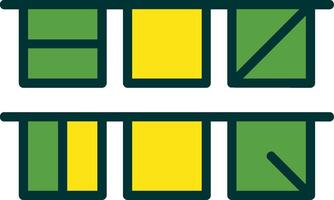 Garlands Filled Two Color Icon vector