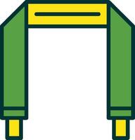 Camera Strap Filled Two Color Icon vector