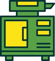 Eco Generator Filled Two Color Icon vector
