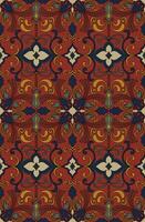 seamless abstract pattern Ethnic Tribal Abstract Flower Pattern Fabric Tapestry Wallpaper vector