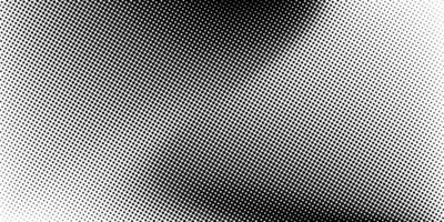 Halftone Background with Gradient and Pixelated Dot Pattern. Design inspired by manga, in black and white. Sandy design. vector
