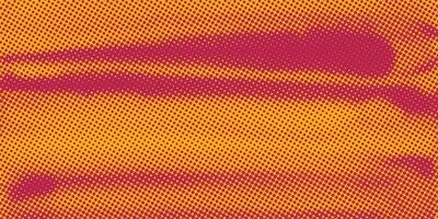 Bold Halftone with Red and Orange Stripes. Abstract dot texture. Creative blue dot texture for comic art. vector